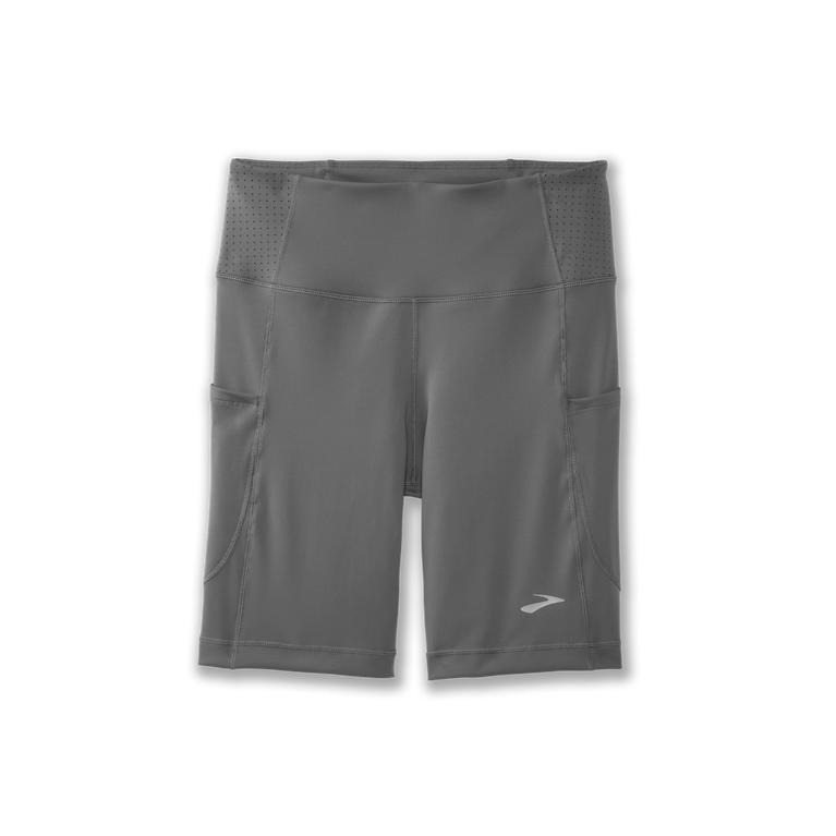 Brooks Method 8 Tight - Womens Running Leggings - Steel/Grey (93410EOTS)